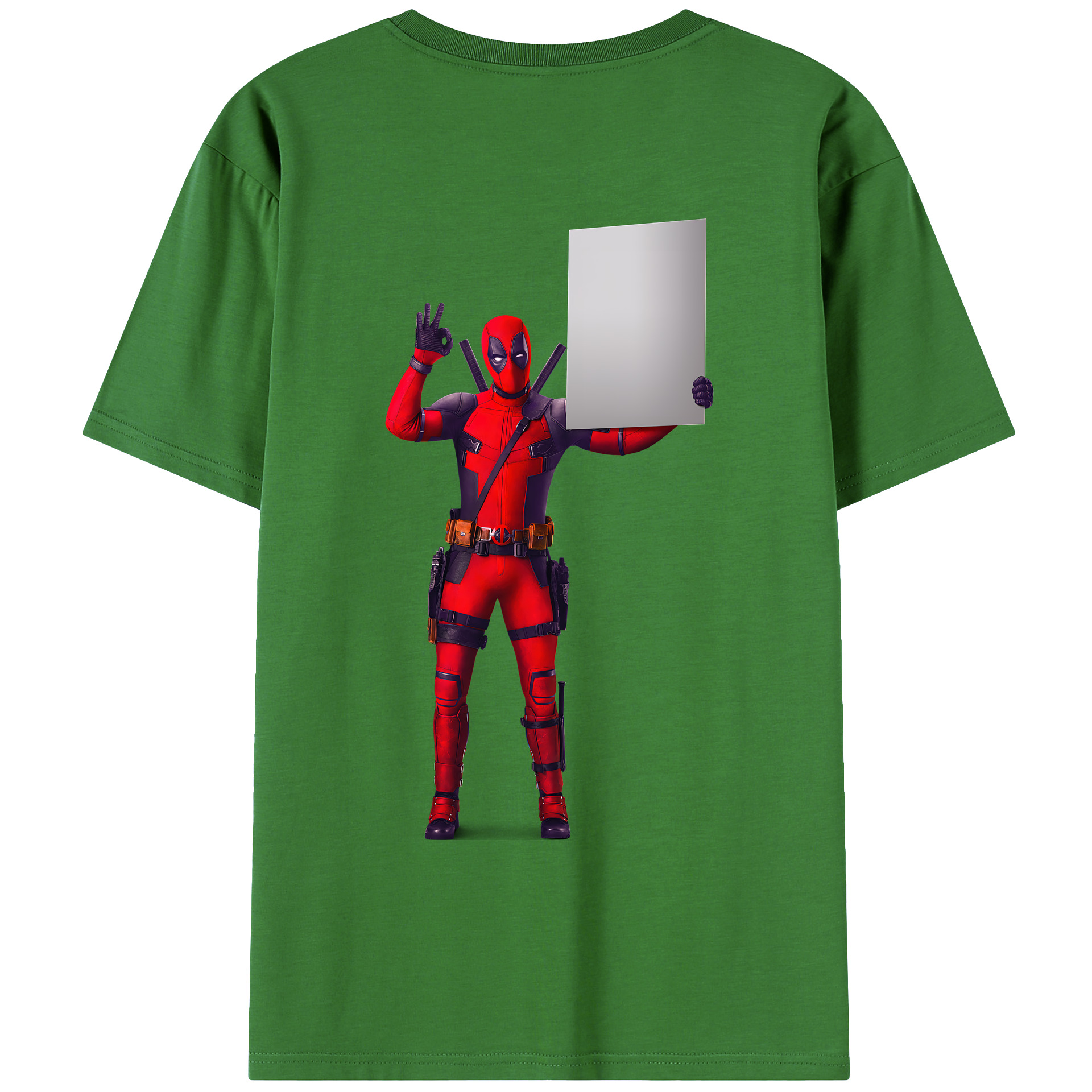 （画像用） Deadpool デッドプール レディース半袖Tシャツ(バックプリント)